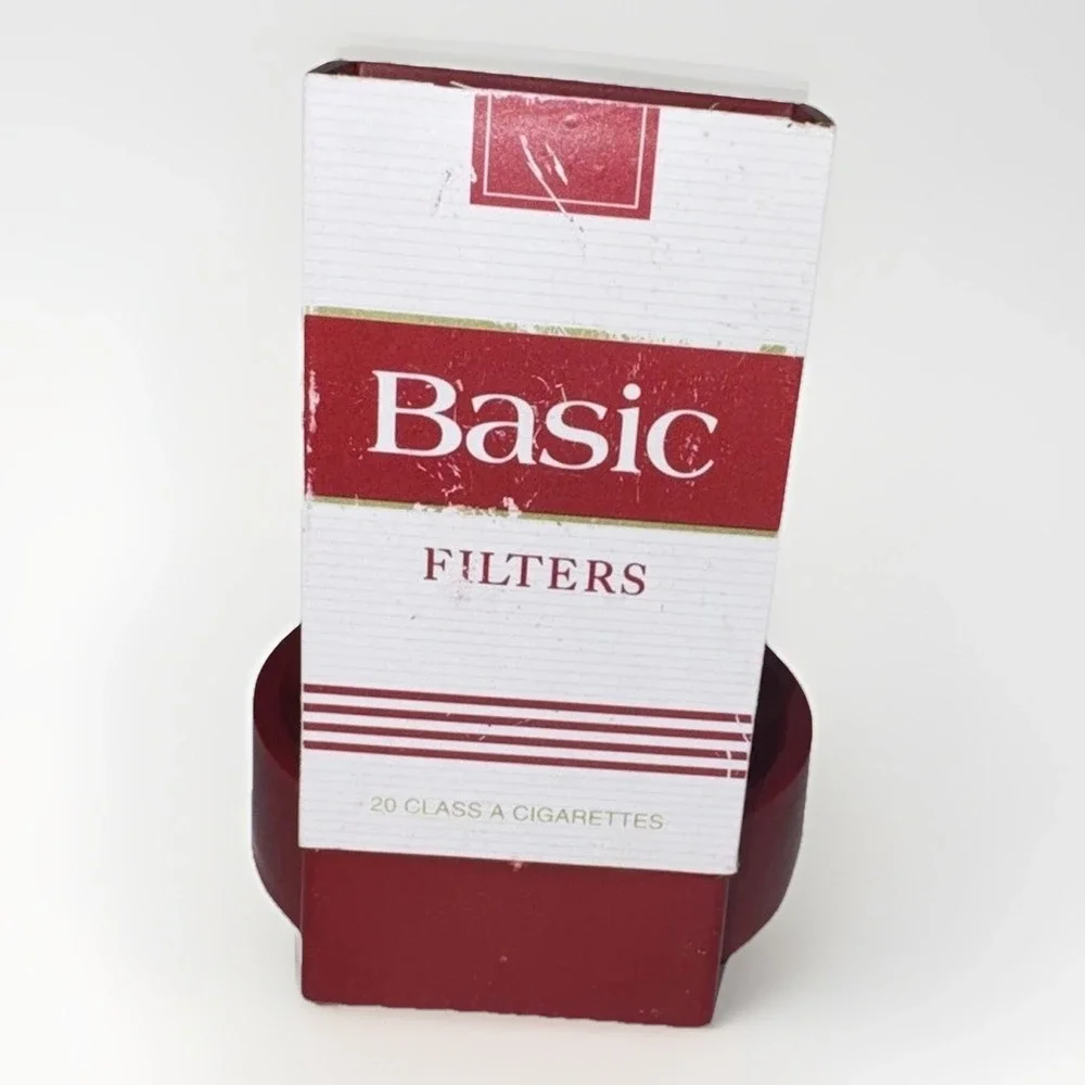 Basic Cigarettes Tobacco Advertising Loose Change Cup Bowl